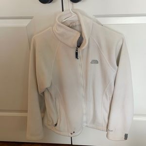 North face white fleece
